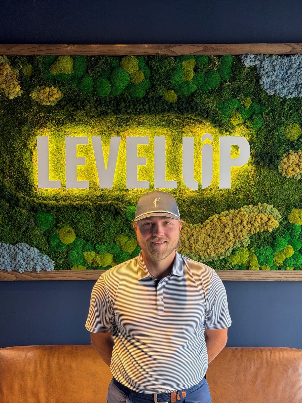 Michael Karasinski, PGA of Canada Class “A” Professional, at LevelUp Indoor Golf