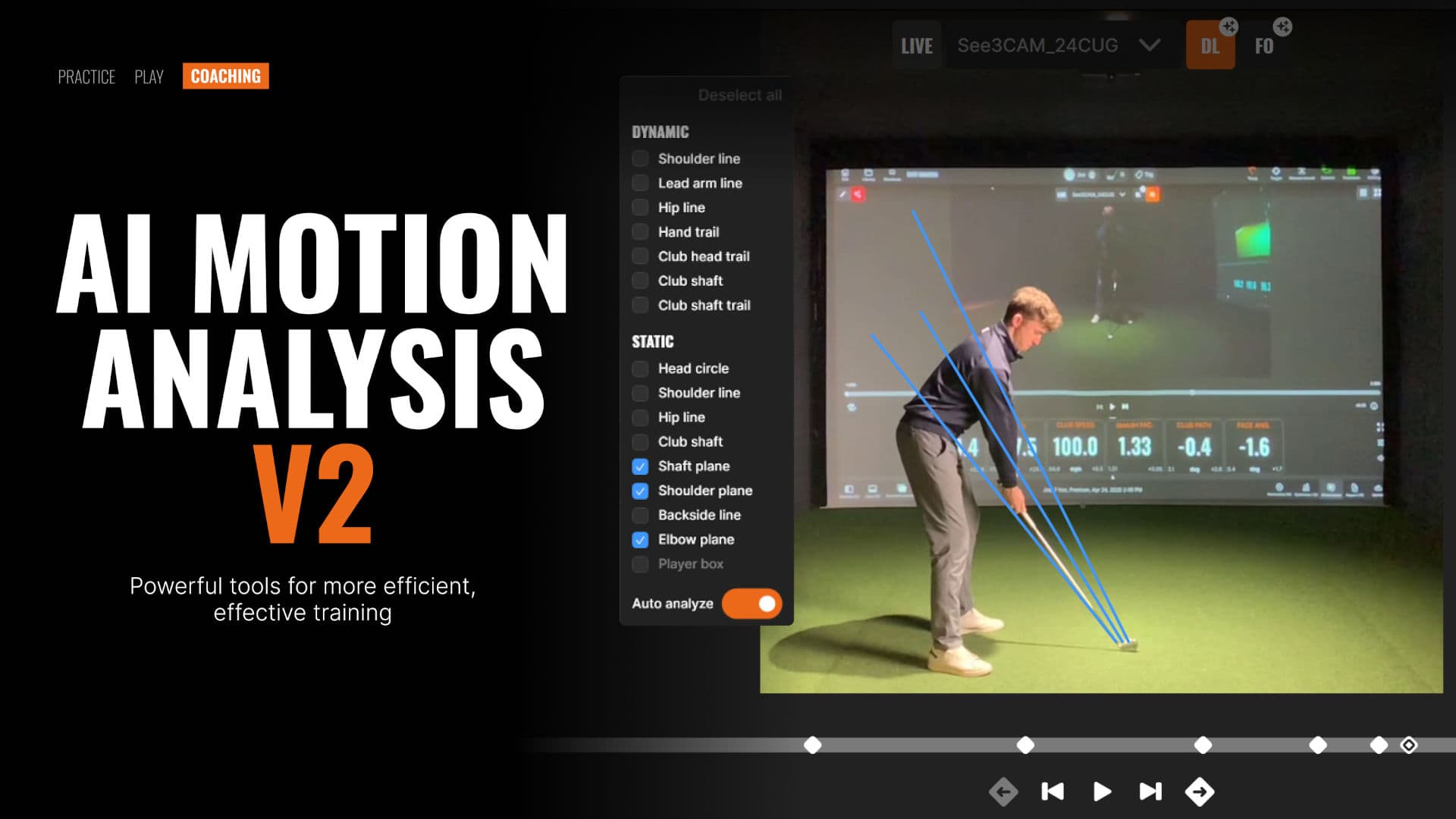Trackman iO - Comprehensive Analytics